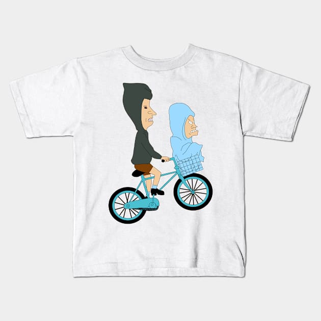 Beavis Butthead And Bike Kids T-Shirt by Comicollogy